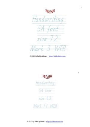 Handwriting SA Font Category Image