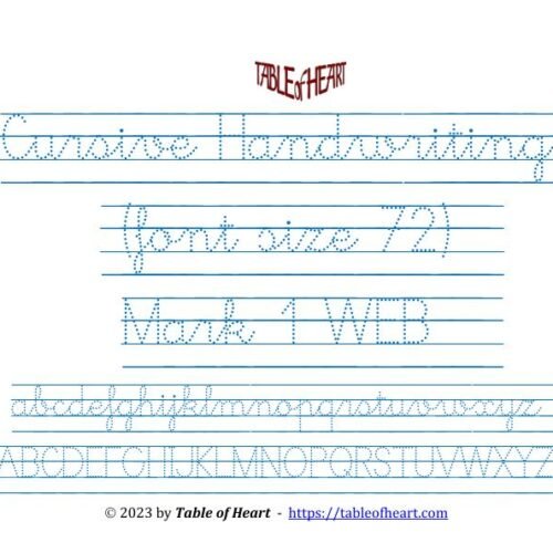 Mark 01 WEB - CursiveHandwritingDotted - size 72