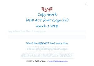 Mark 01 WEB - copywork - NSW ACT - size 23