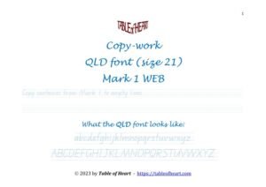 Mark 01 WEB - copywork - QLD - size 21