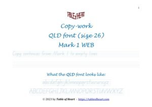 Mark 01 WEB - copywork - QLD - size 26