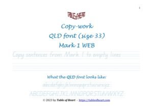 Mark 01 WEB - copywork - QLD - size 33