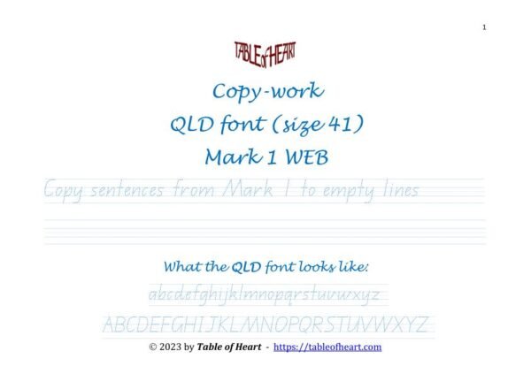 Mark 01 WEB - copywork - QLD - size 41