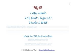 Mark 01 WEB - copywork - TAS - size 22