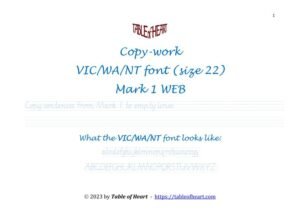 Mark 01 WEB - copywork - VIC WA NT - size 22