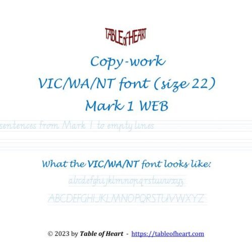 Mark 01 WEB - copywork - VIC WA NT - size 22