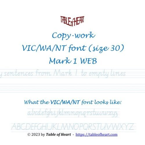 Mark 01 WEB - copywork - VIC WA NT - size 30