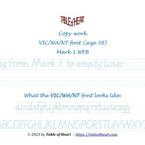 Mark 01 WEB - copywork - VIC WA NT - size 38_1 Mark 01 WEB - copywork - VIC WA NT - size 38