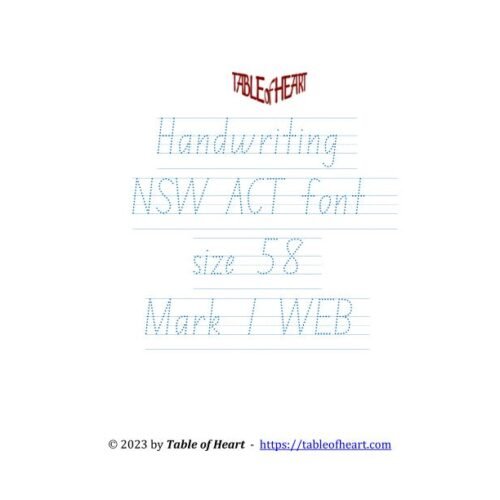 Mark 01 WEB - handwriting NSW ACT - size 58_1 Mark 01 WEB - handwriting NSW ACT - size 58