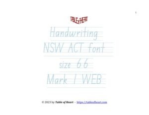 Mark 01 WEB - handwriting NSW ACT - size 66