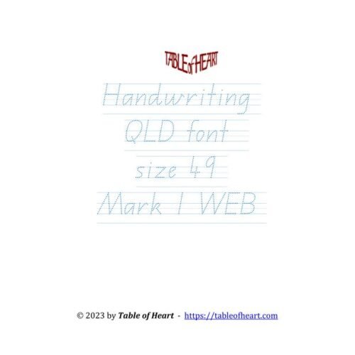 Mark 01 WEB - handwriting QLD - size 49