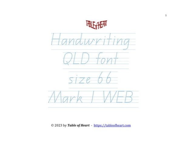 Mark 01 WEB - handwriting QLD - size 66