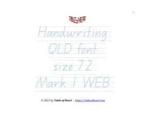 Mark 01 WEB - handwriting QLD - size 72