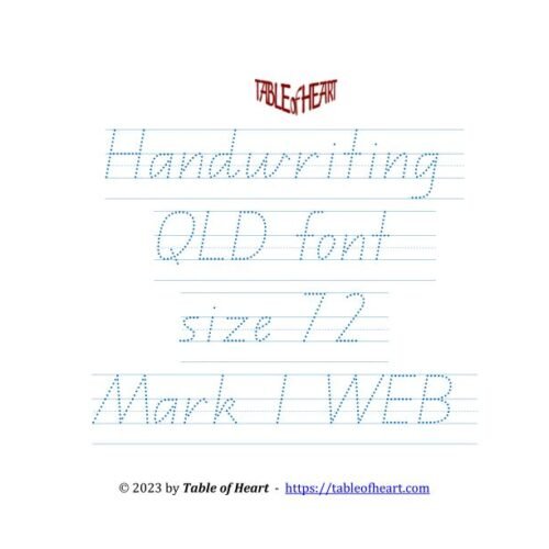 Mark 01 WEB - handwriting QLD - size 72