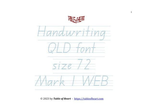 Mark 01 WEB - handwriting QLD - size 72