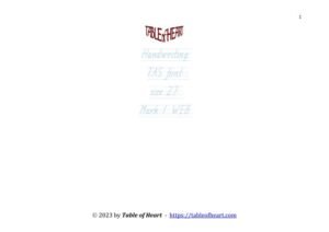 Mark 01 WEB - handwriting TAS - size 27