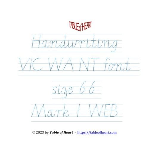 Mark 01 WEB - handwriting VIC WA NT - size 66