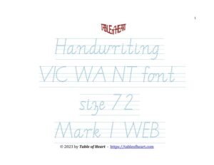 Mark 01 WEB - handwriting VIC WA NT - size 72 - page 1